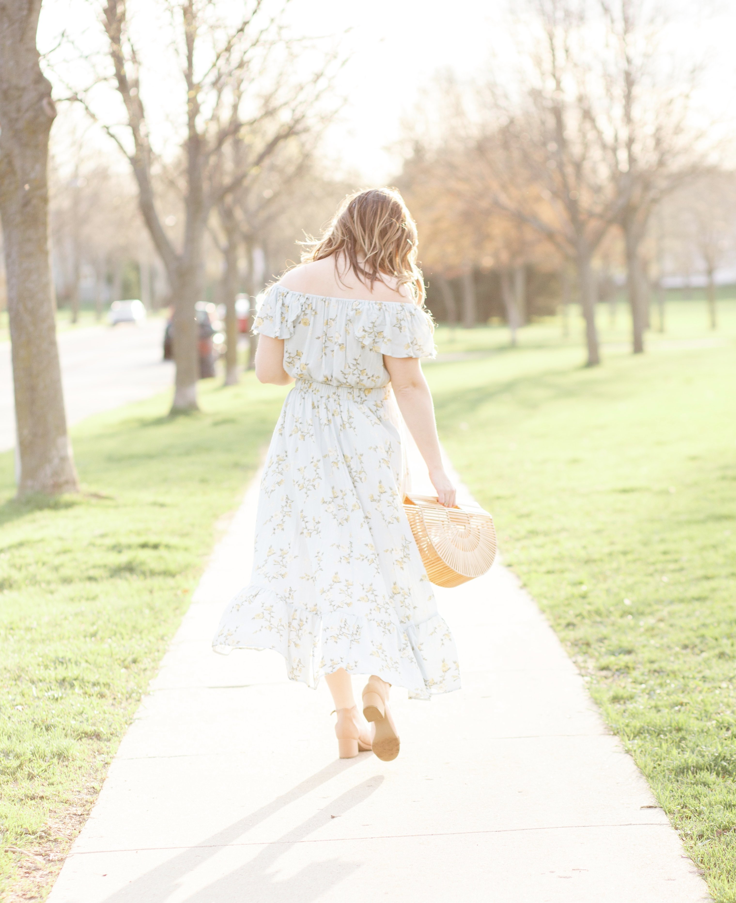 wedding guest dress floral 2 piece