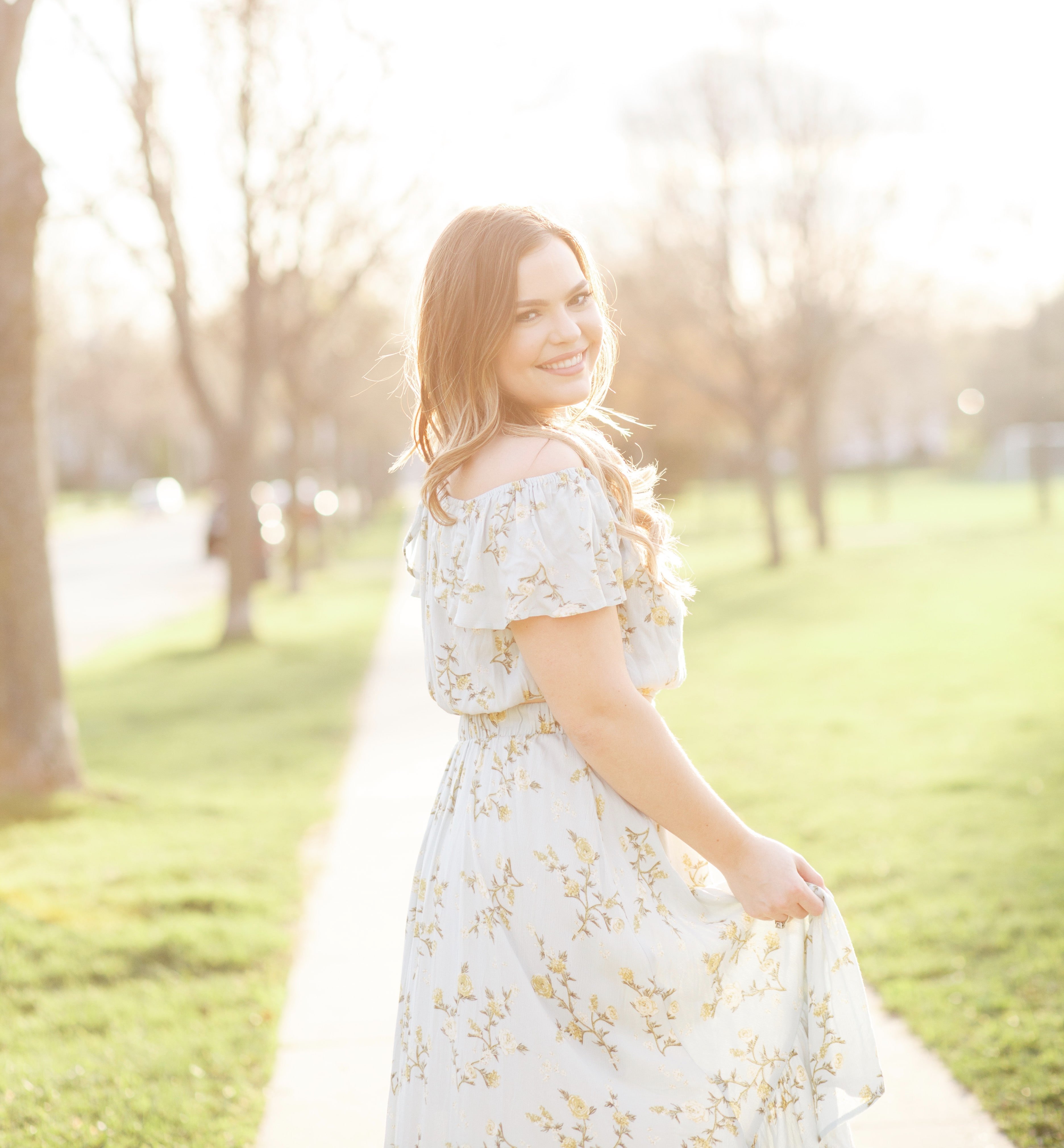 wedding guest dress floral 2 piece