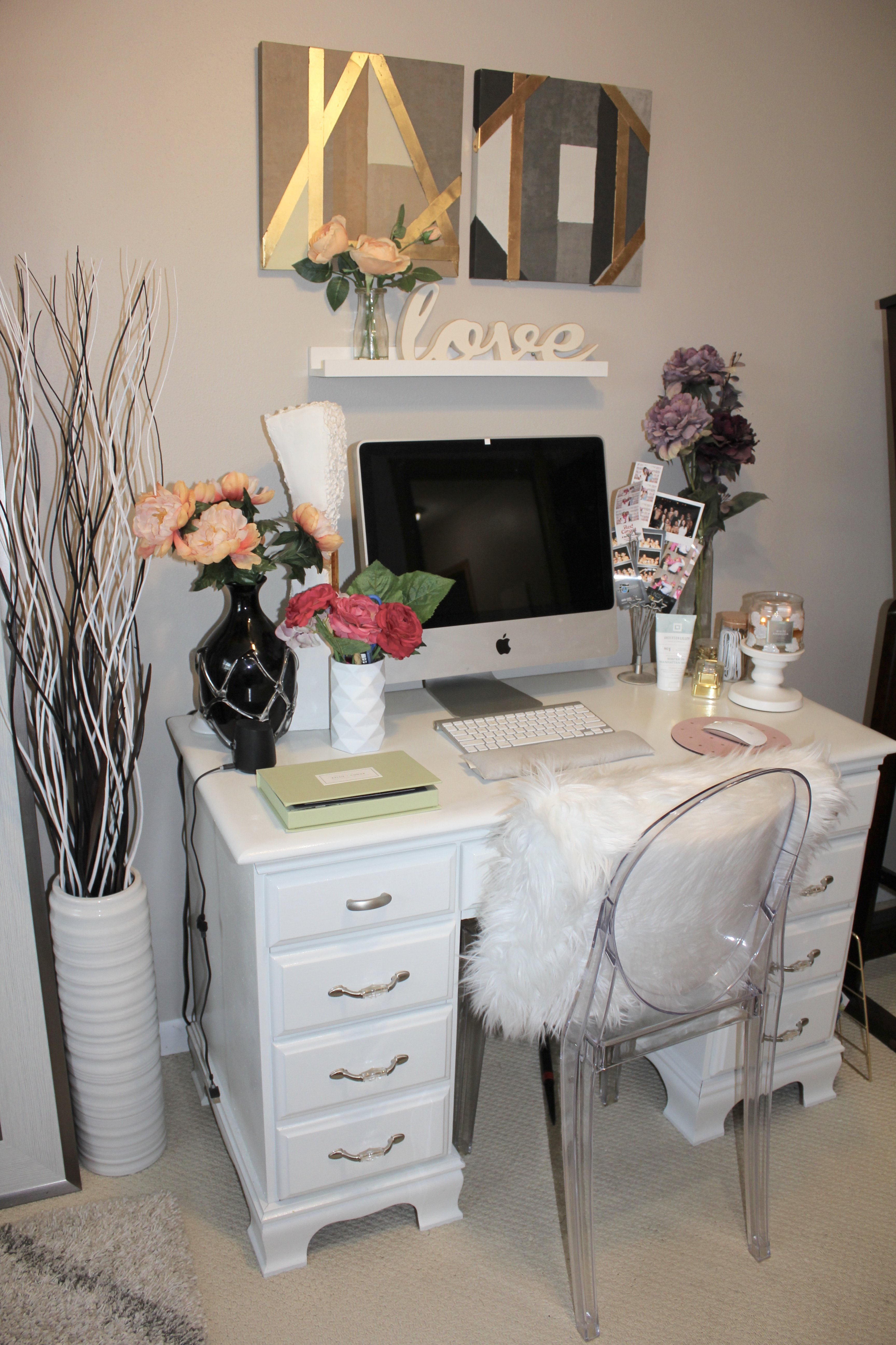 beauty room/ office tour