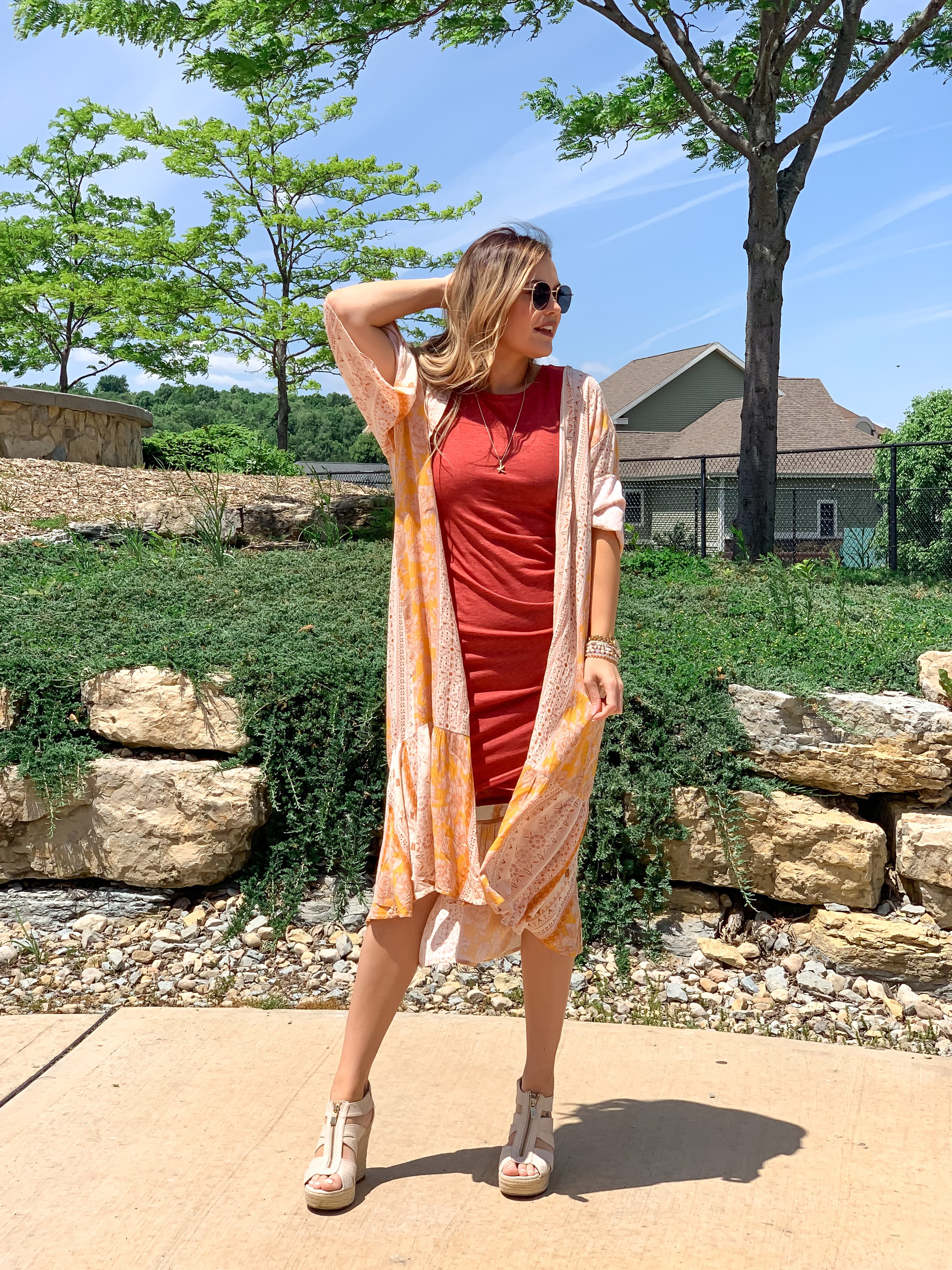 How To Style a Kimono 5 Ways - Kelsie Kristine