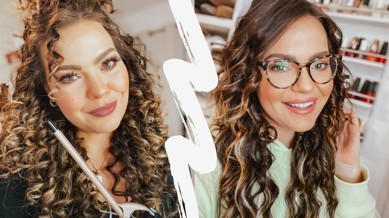 2 Hairstyles with a TINY Curling Wand - Kelsie Kristine