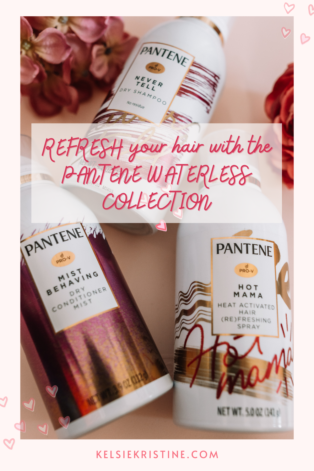 pantene waterless collection