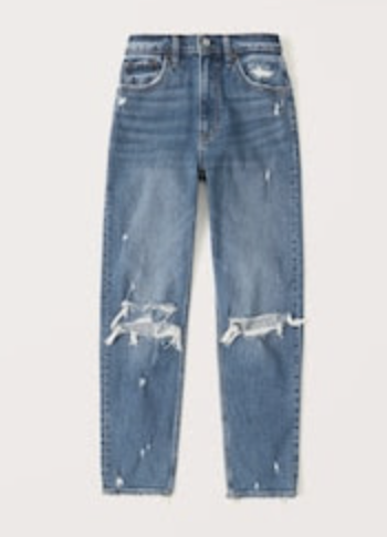 The perfect relaxed jeans for postpartum & momhood - ily @abercrombie