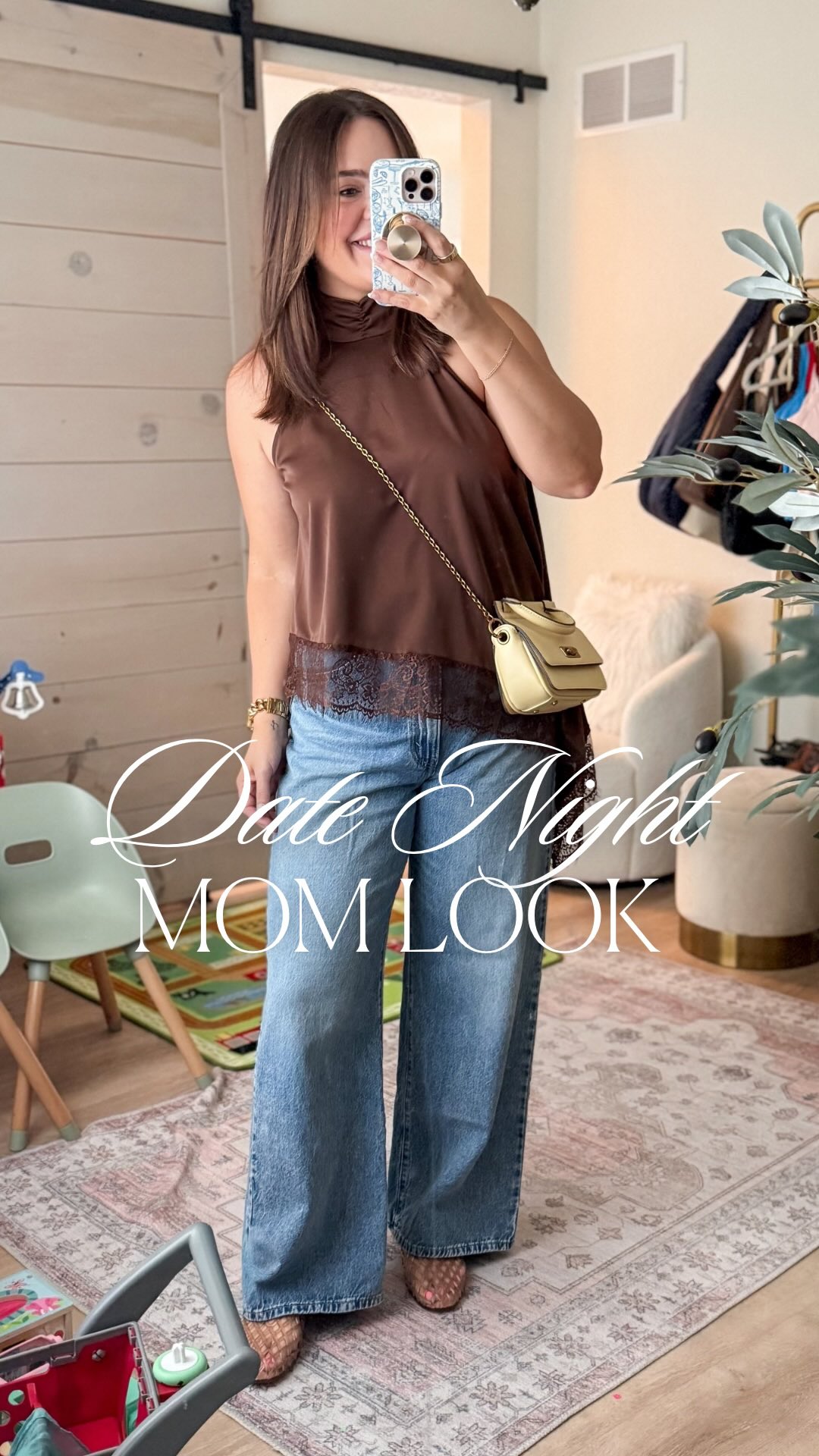 date night outfit that still lets you eat the bread basket 😆 but really it’s still comfy yet put together