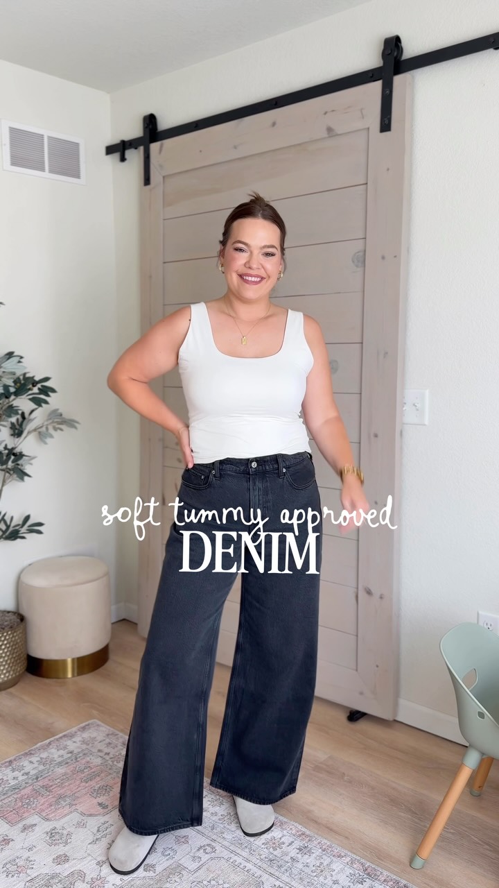 8 different jeans / 6 different styles that work on a rectangle midsize body — plus they’re ALL on SALE