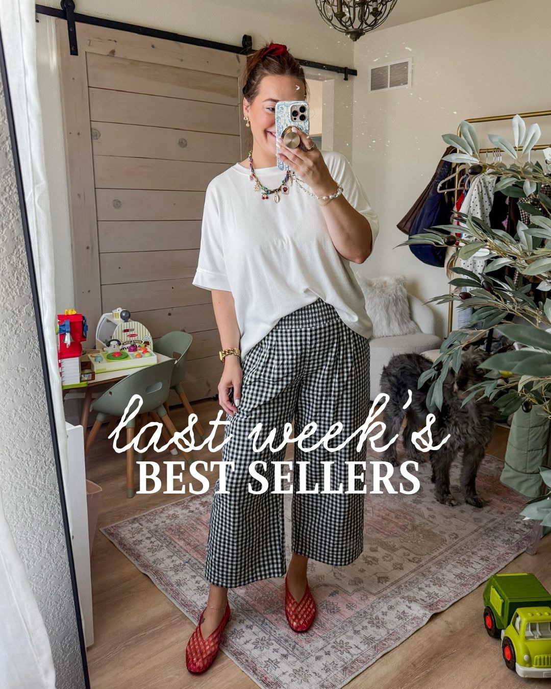 Your favs from last week // so you have any of these?! #bestseller #aeriereal #leopardpants #ginghampants #kidstoys