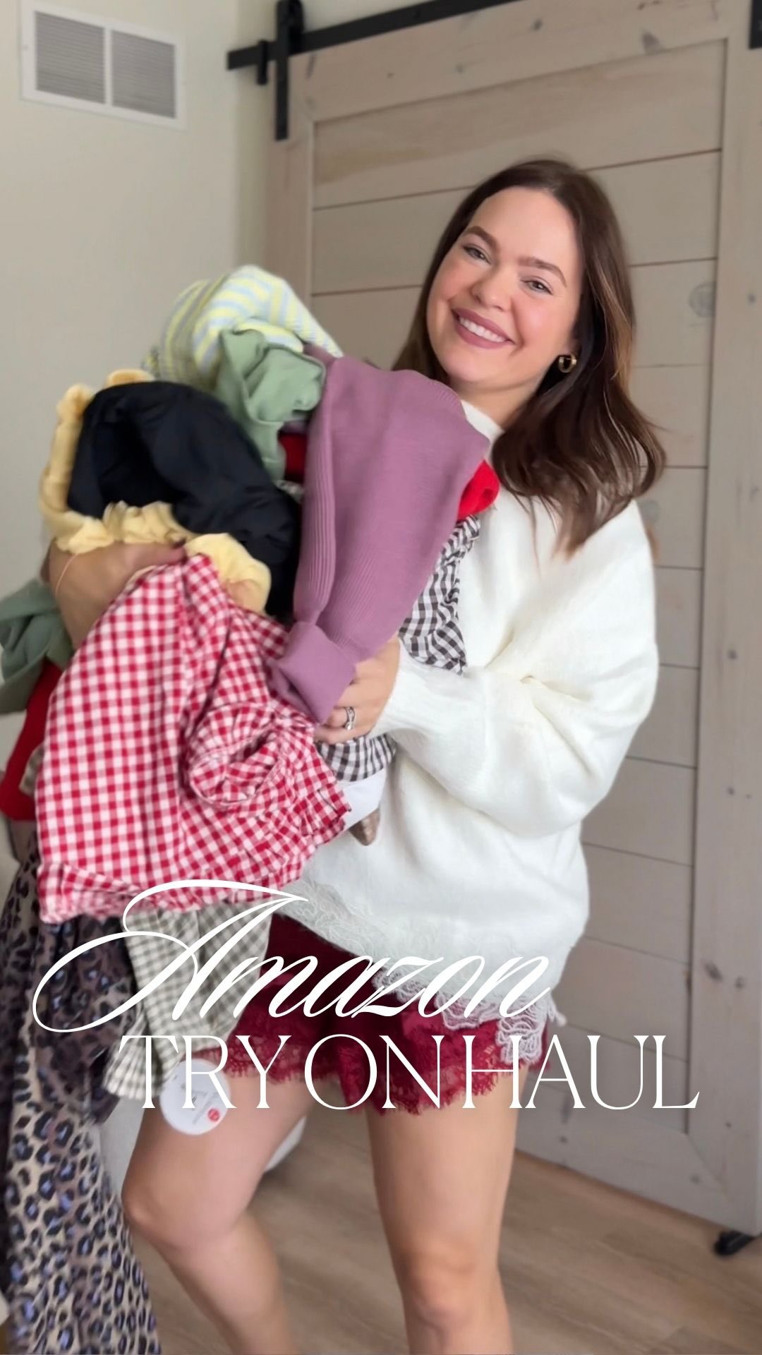 PART✌🏼& lotssss more goodies! The last full outfit tho, perfection👢 Comment HAUL for links #amazonhaul #amazontryonhaul #summertofallstyle #summertofallfashion #midsizemomstyle